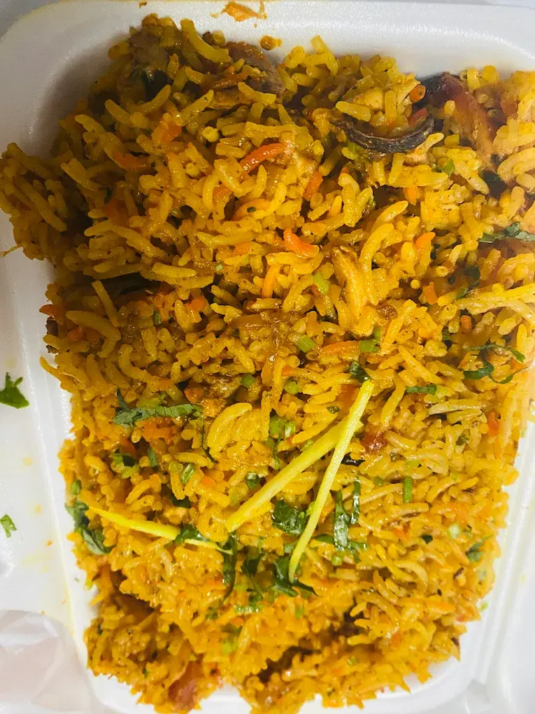 Lamb Biryani at Garlic & Greens in Edmonton, AB